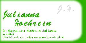 julianna hochrein business card